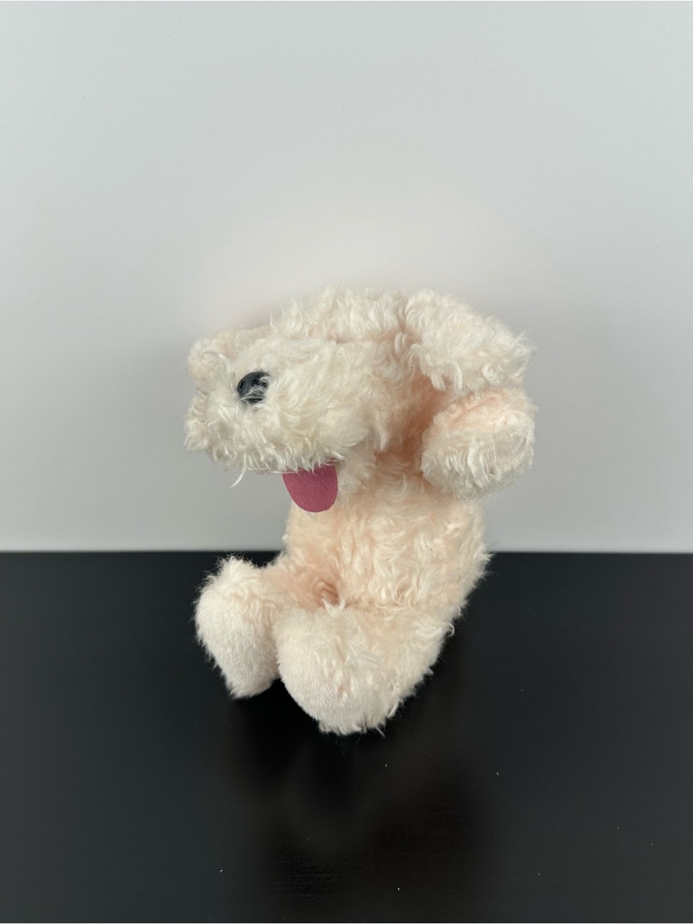 Vintage 1991 Gund Pockets 6” Pink Dog Tongue Plush Stuffed Animal